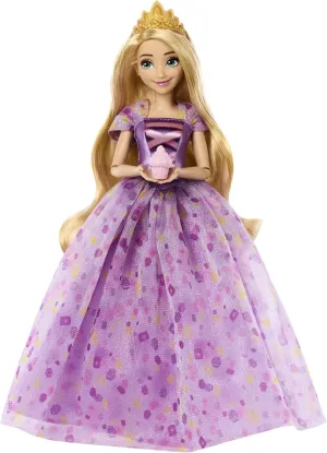 Mattel Disney Princess Birthday Celebration Rapunzel Deluxe Fashion Doll, Inspired by Disney Tangled Movie, Special Occasion Gifts for Kids & Collectors (Amazon Exclusive)
