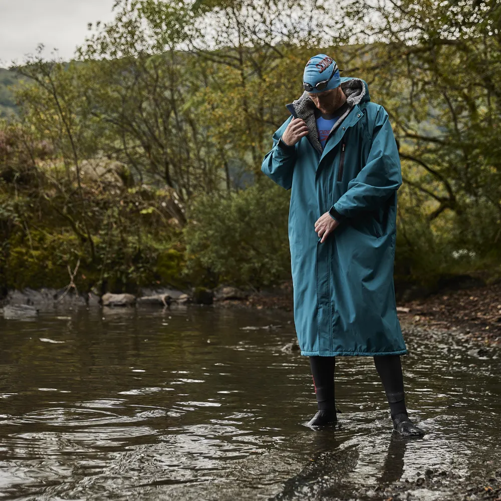 Men's Long Sleeve Pro Change Robe EVO - Teal