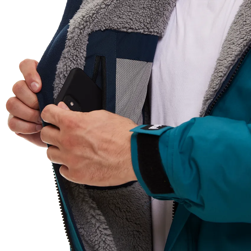 Men's Long Sleeve Pro Change Robe EVO - Teal
