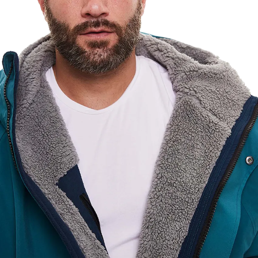 Men's Long Sleeve Pro Change Robe EVO - Teal