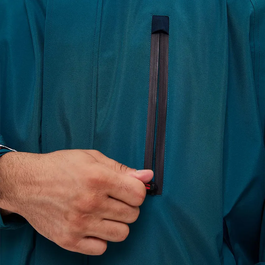 Men's Long Sleeve Pro Change Robe EVO - Teal
