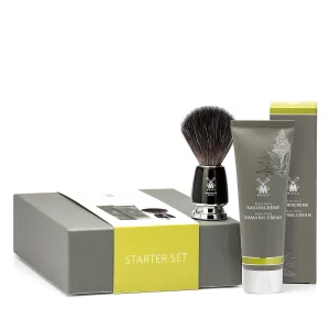 MÜHLE STARTER SET Aloe Vera Shaving Cream & RYTMO Black Fibre Shaving Brush