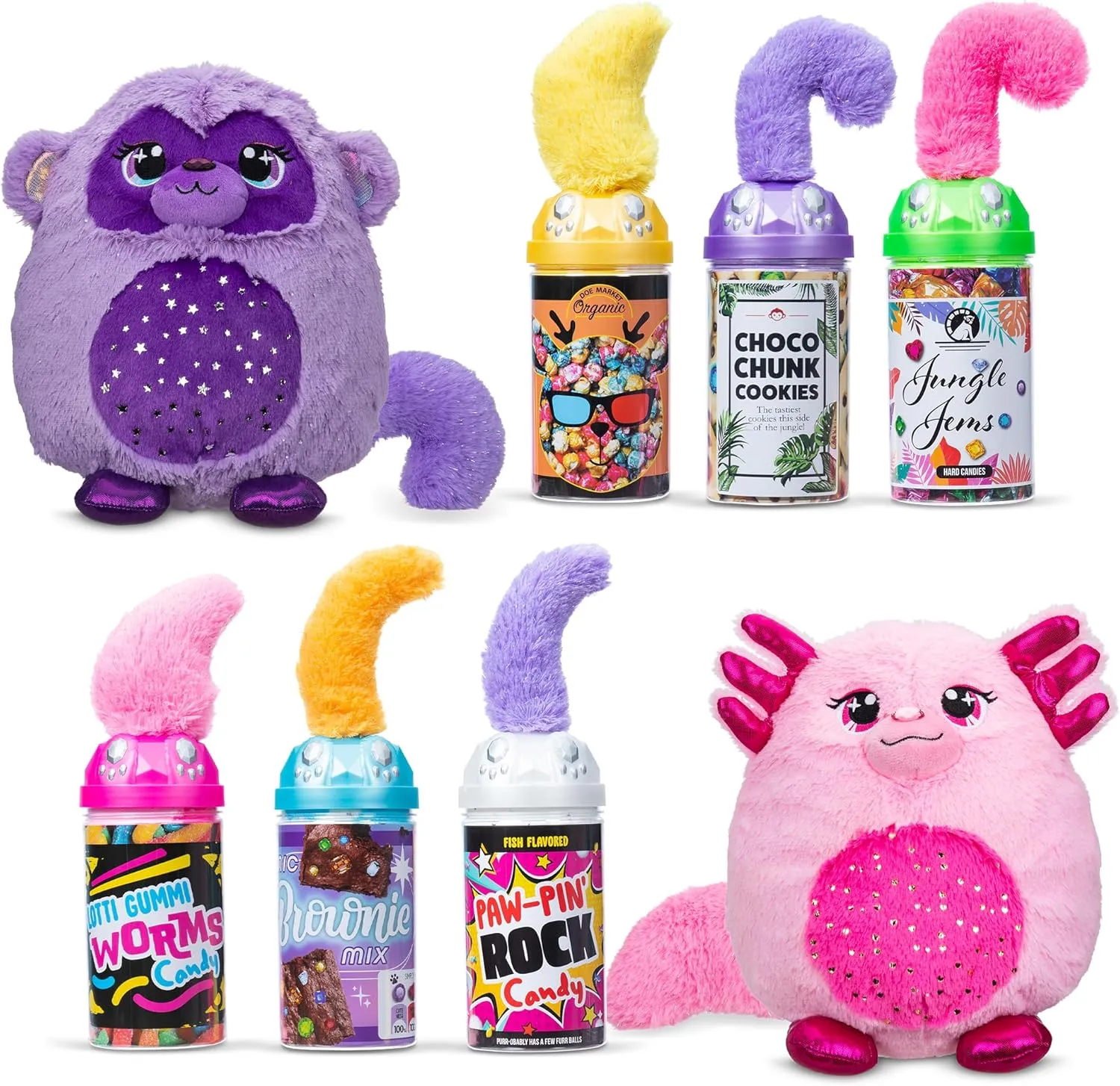 Misfittens Surprise Collection Plush Cats – Misfittens Gems, Kittens, Plush Cat, Furry Surprise Toy for Girls, Children and Toddlers from 3  Years
