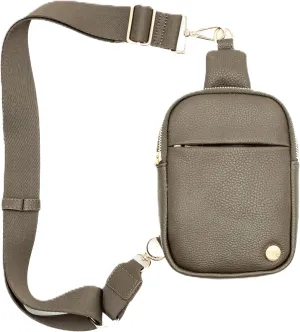 Modern Chic Crossbody Bags for Women - Bridget Sling Crossbody Purse, Vegan Leather Shoulder Sling Bag for Travel & Fashion