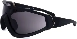 Moncler Sunglasses ML 0249 Wrapid 02A Matte Black/Smoke Lenses