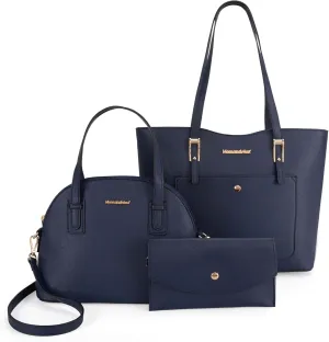 Montana West 3PCS Purses for Women Tote Bag and Wallet Set Shoulder Satchel Handbags