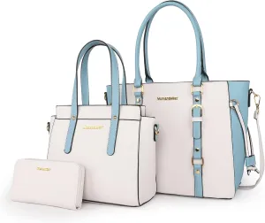 Montana West 3PCS Purses for Women Tote Bag and Wallet Set Shoulder Satchel Handbags