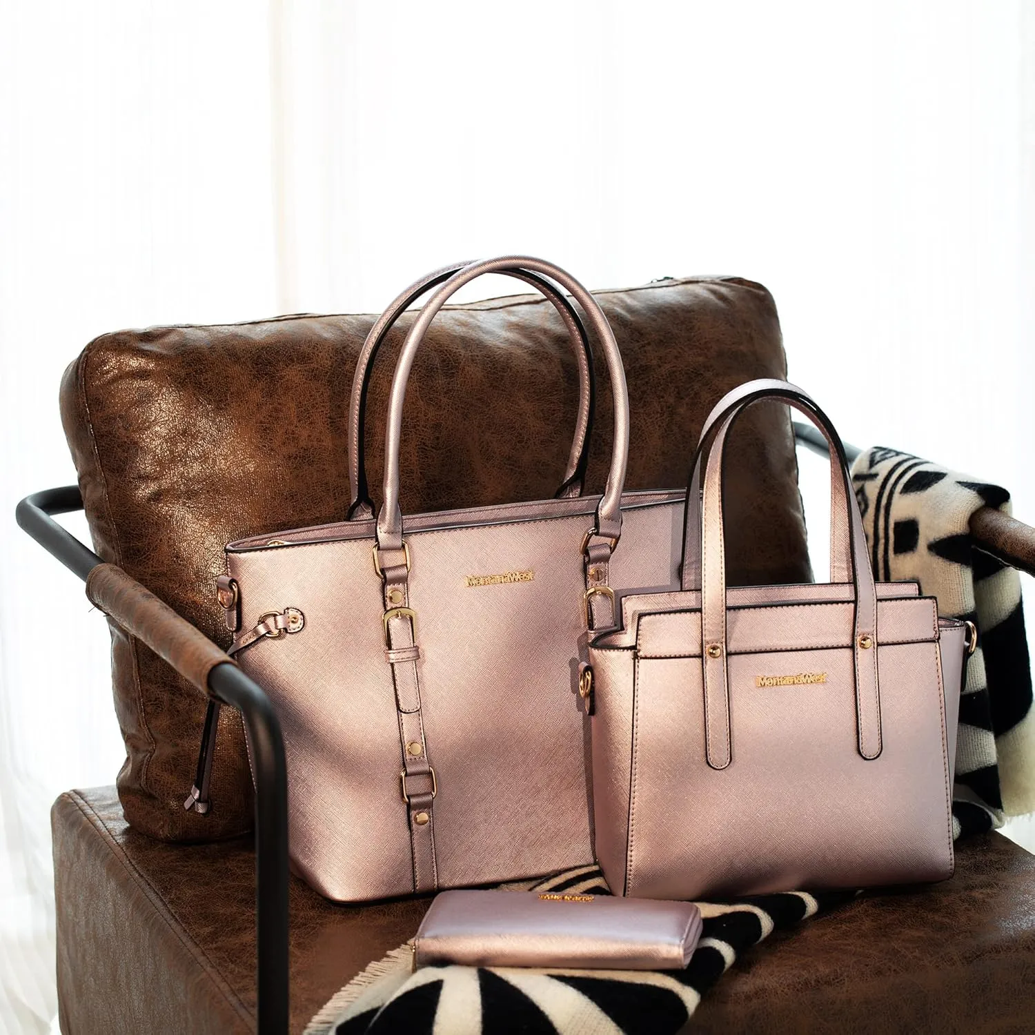 Montana West 3PCS Purses for Women Tote Bag and Wallet Set Shoulder Satchel Handbags