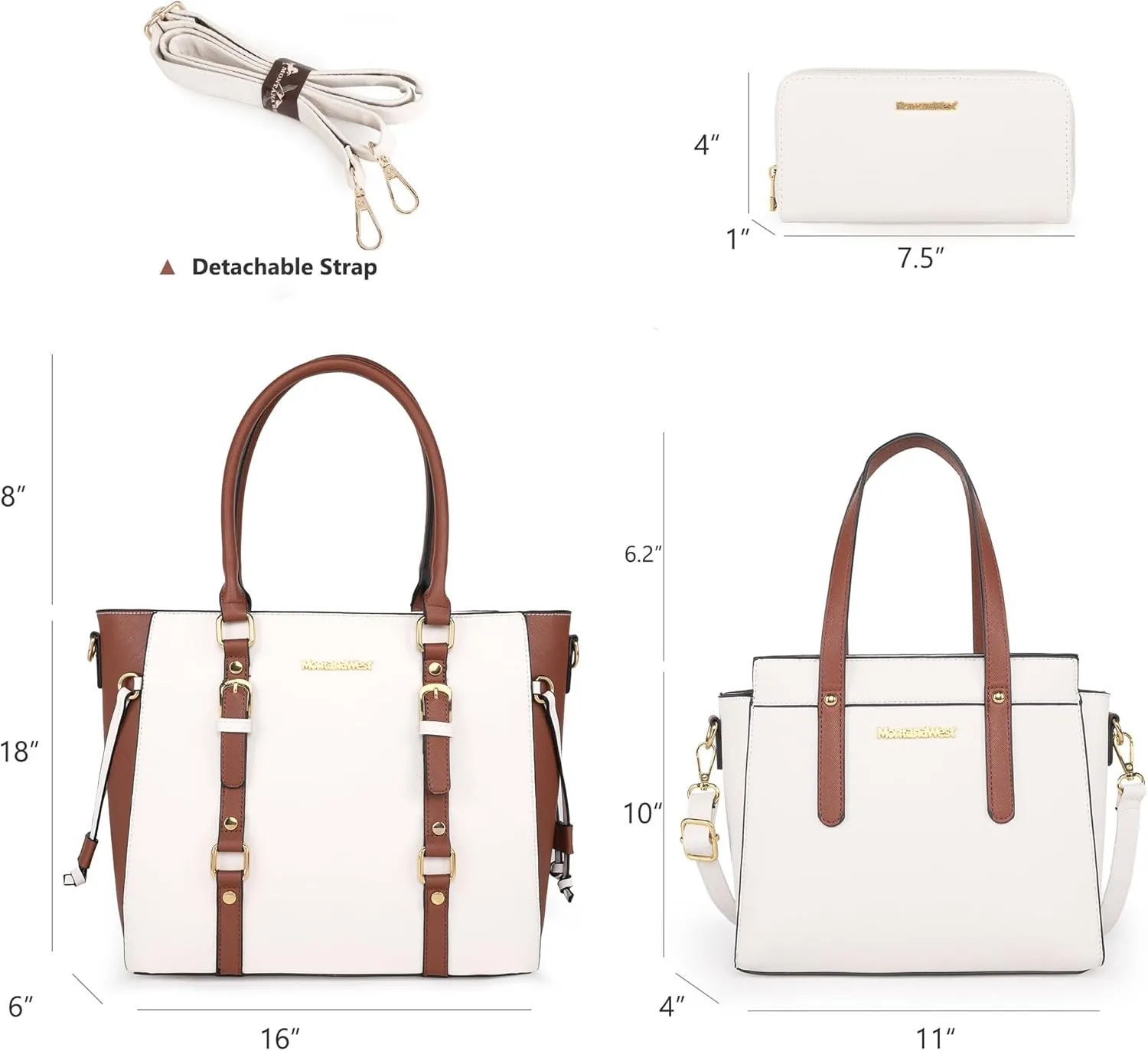 Montana West 3PCS Purses for Women Tote Bag and Wallet Set Shoulder Satchel Handbags