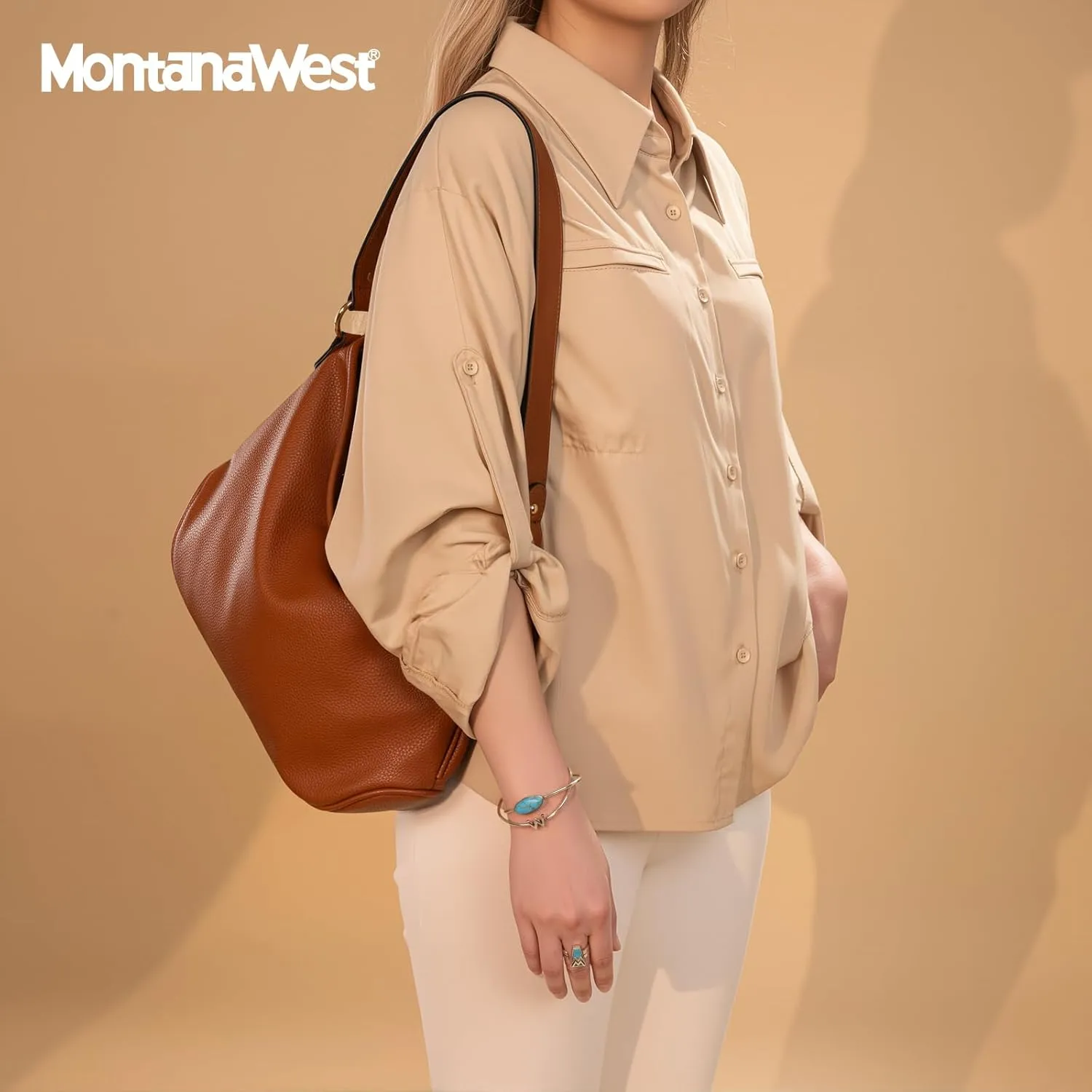 Montana West Medium Hobo Bags for Women Purses and Handbags Classic Top Handle Shoulder Satchel Bags