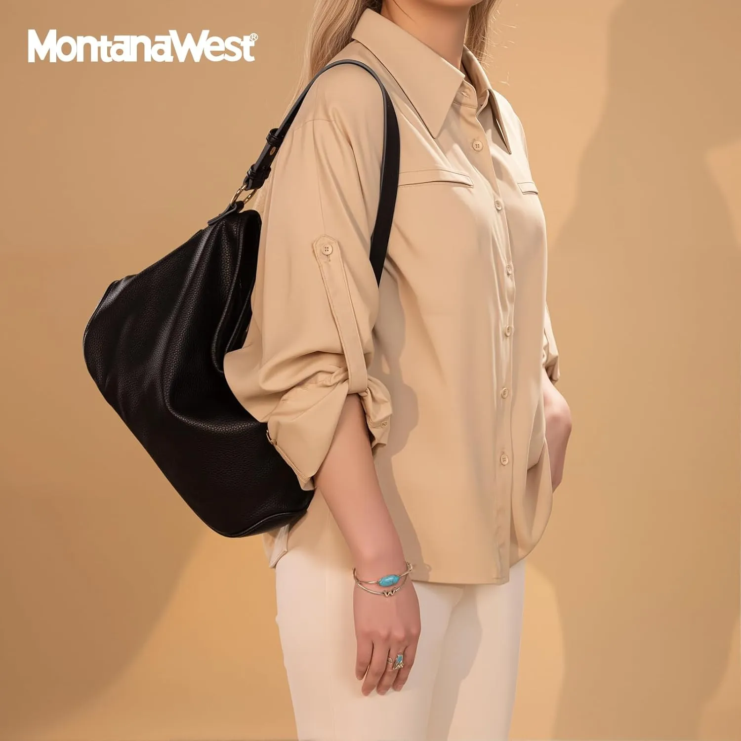 Montana West Medium Hobo Bags for Women Purses and Handbags Classic Top Handle Shoulder Satchel Bags