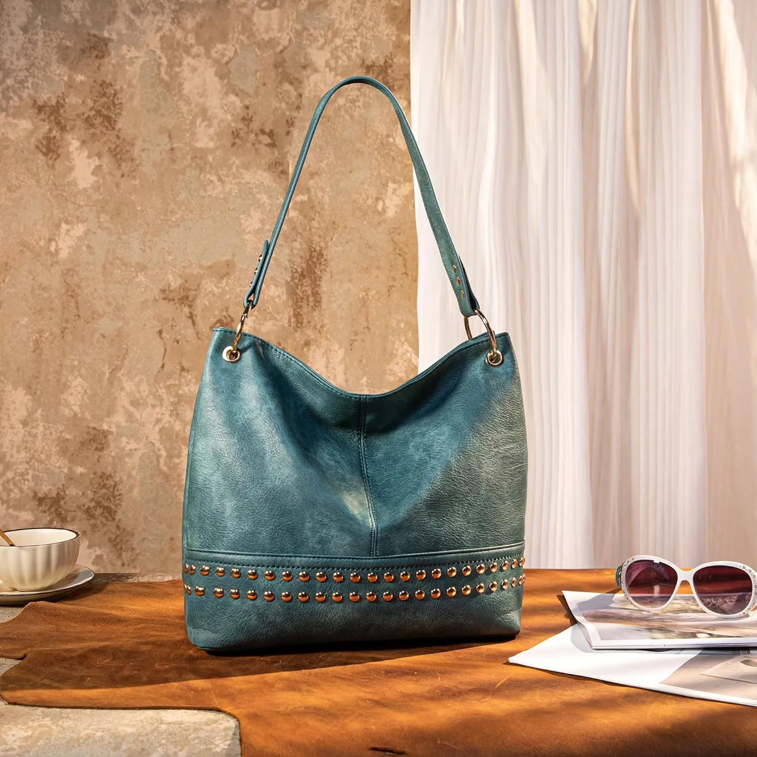 Montana West Purses for Women Hobo Shoulder Handbags with Zipper