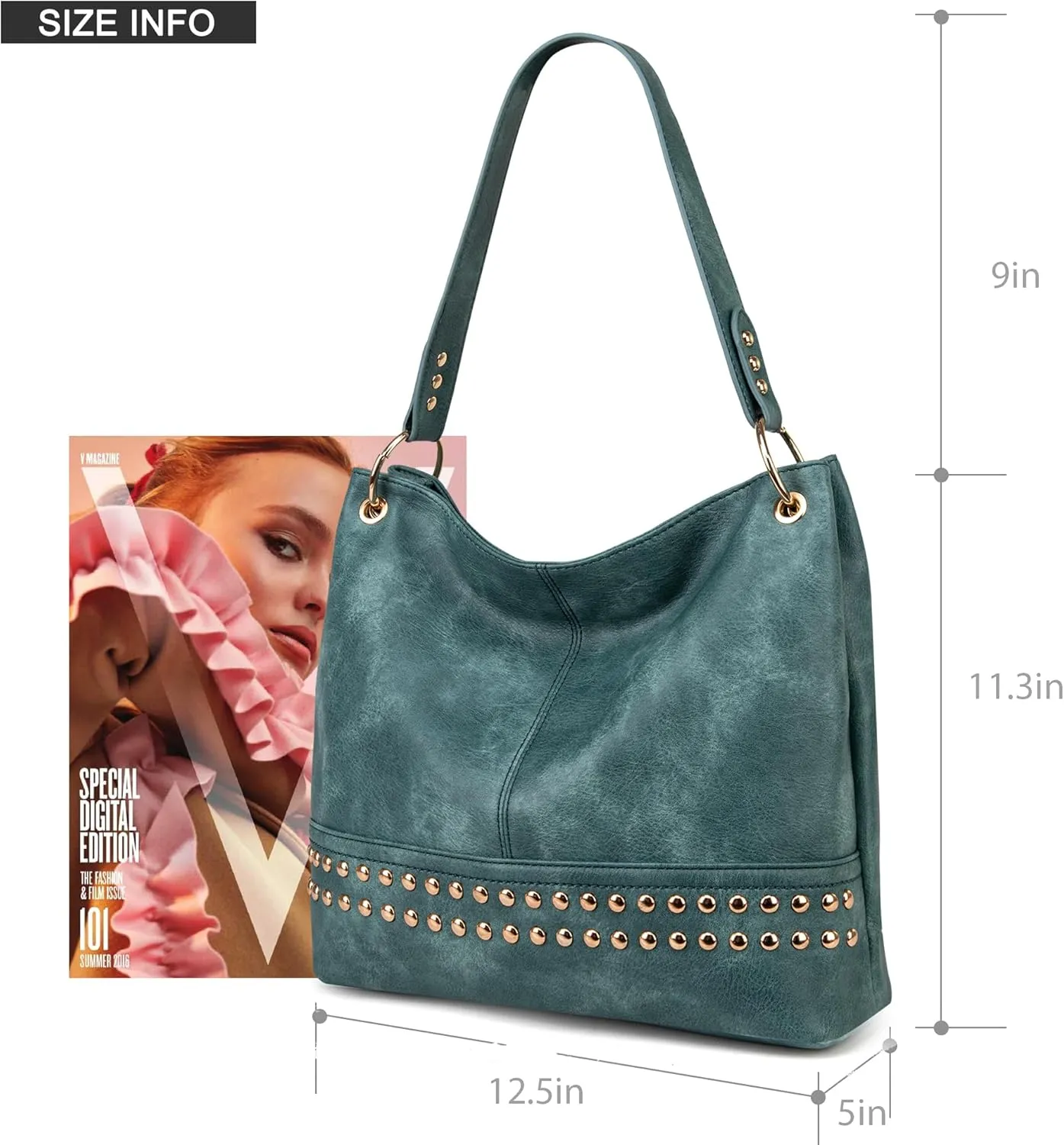 Montana West Purses for Women Hobo Shoulder Handbags with Zipper