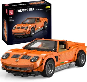 Mould King 10116 Vintage Supercar Model Toys MOC Bricks Collectible Car Building Blocks, Supercar Building Kits for Kids and Adult, Static Version 1,607 Pieces