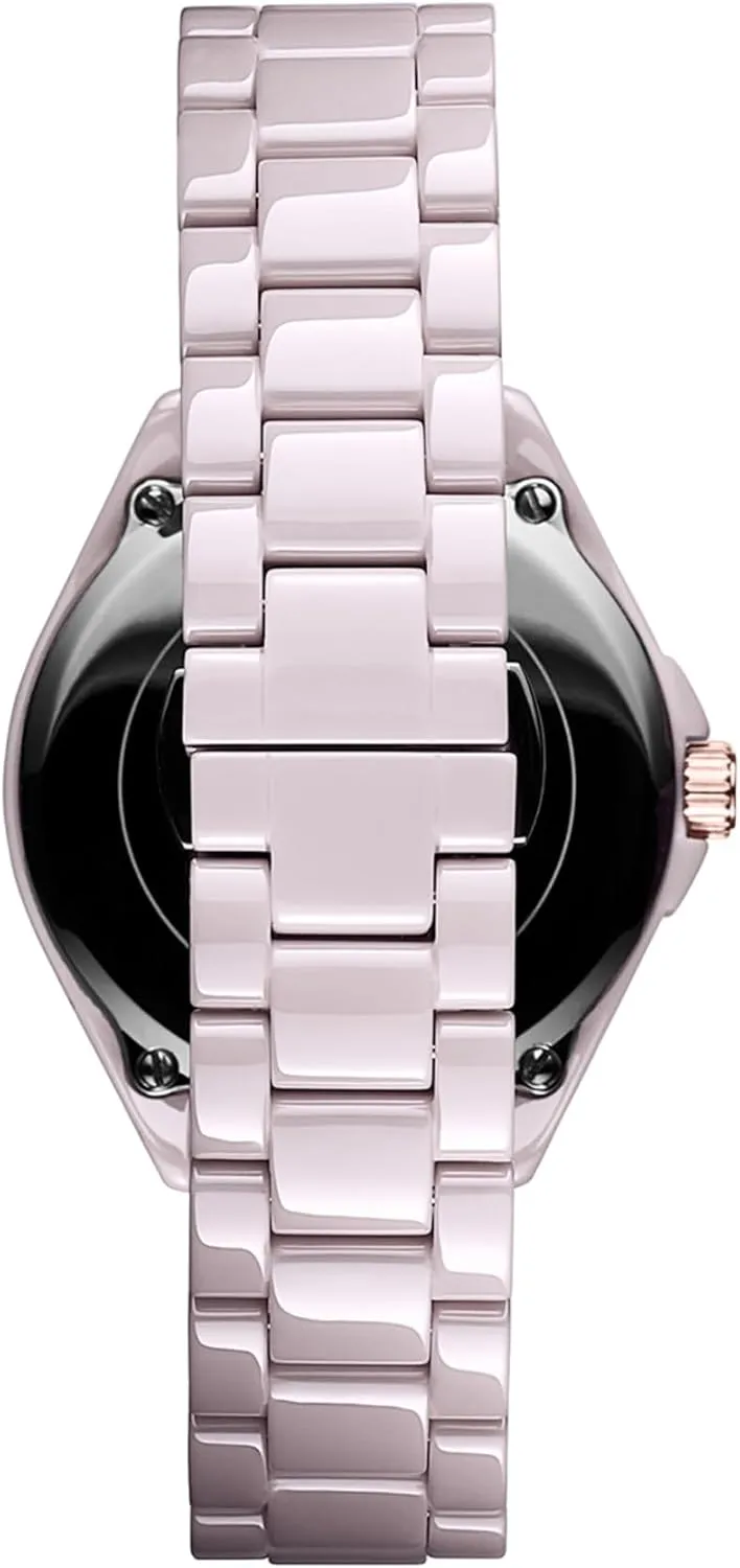 MVMT Coronada Ceramic Women’s Wristwatch - Analog Watch for Women - Water-Resistant 3 ATM/30 Meters Minimalist Women’s Watch - Small, Metal Watch with Interchangeable Bands - 36mm
