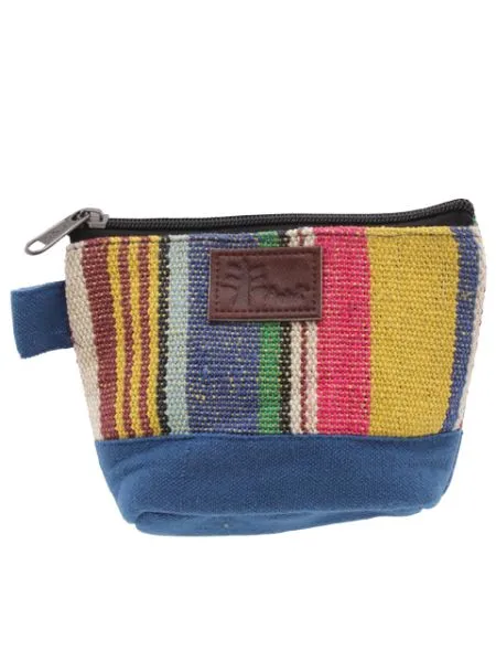 Nepali Hand Woven Striped Pouch
