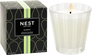 NEST New York Scented Classic Candle, Bamboo - 8.1 oz - Up to 60-Hour Burn Time - Reusable Glass Vessel