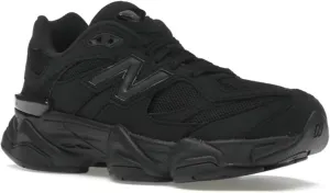 New Balance 9060 Big Kids Shoes (Triple Black, 6)