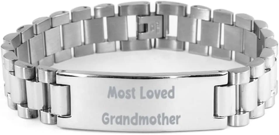 Nice Grandmother Gifts, Most Loved Grandmother, Inspire Birthday Ladder Bracelet Gifts for Grandma, Grandmothergifts Present, Ideas, Gift Basket, Unique