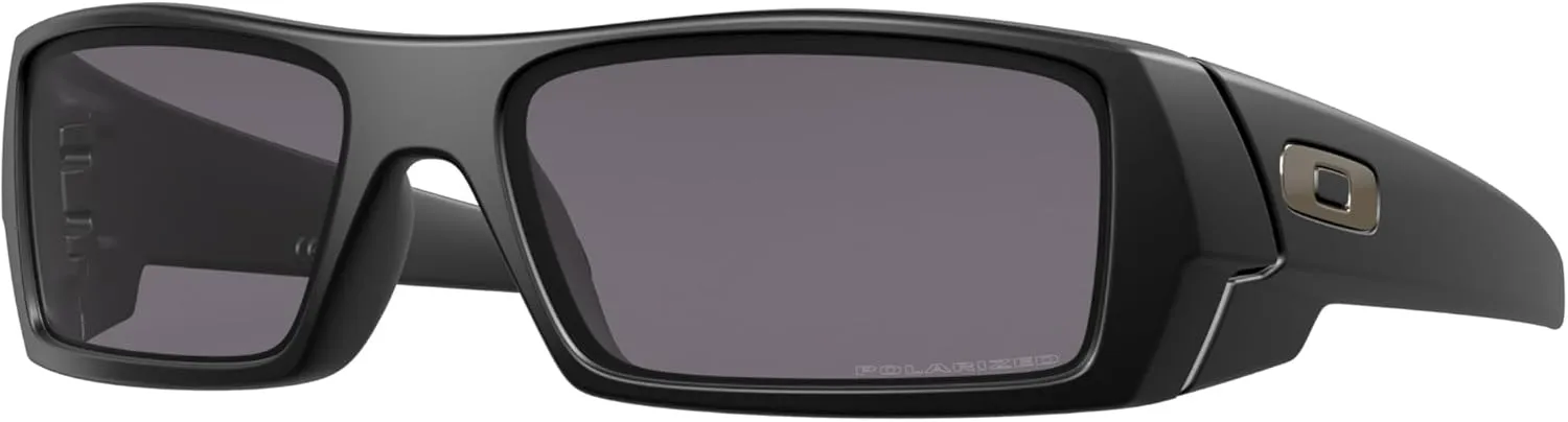 Oakley OO9014 Sunglasses Bundle: OO 9014 GASCAN 11-122 Gascan Matte Black Grey Polari and Large Black leash Accessory kit