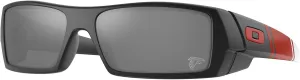 Oakley OO9014 Sunglasses Bundle: OO 9014 GASCAN 901492 Atl Matte Black and Small Black leash Accessory kit