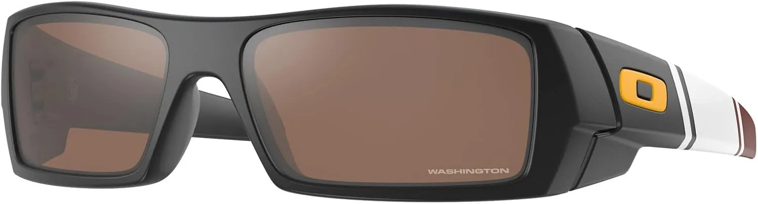 Oakley OO9014 Sunglasses Bundle: OO 9014 GASCAN 9014B3 Was Matte Black and Large Black leash Accessory kit