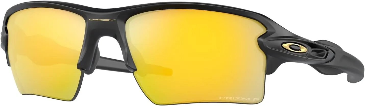 Oakley OO9188 Sunglasses Bundle: OO 9188 FLAK 2.0 XL 9188H0 Matte Black and Medium Black leash Accessory kit