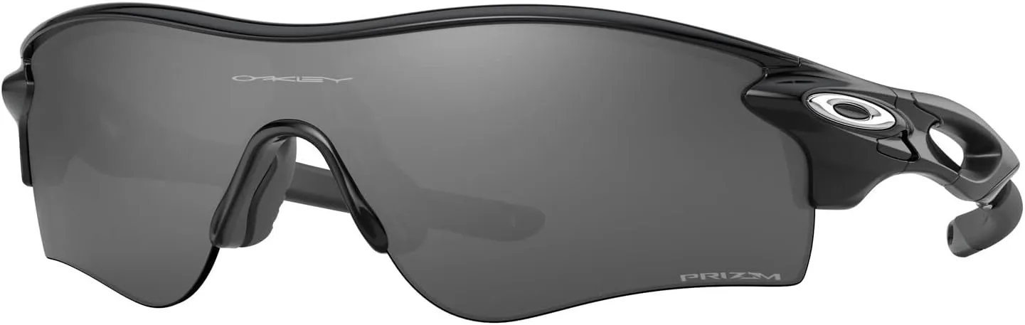 Oakley OO9206 Sunglasses Bundle: OO 9206 RADARLOCK PATH (A) 920641 Polished Black and Medium Black leash Accessory kit