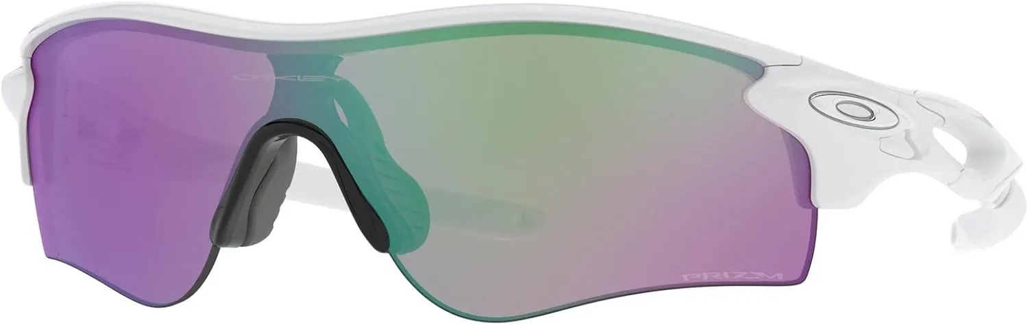 Oakley OO9206 Sunglasses Bundle: OO 9206 RADARLOCK PATH (A) 920667 Polished White and Large Black leash Accessory kit