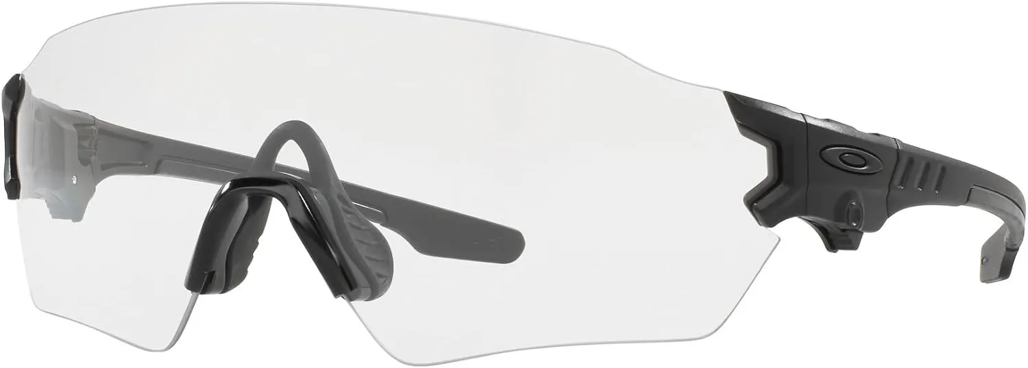 Oakley OO9328 Sunglasses Bundle: OO 9328 932805 Si Tombstone Matte Black Clear and Small Black leash Accessory kit