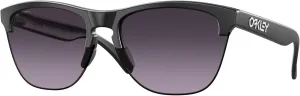 Oakley OO9374 Sunglasses Bundle: OO 9374 937449 Frogskins Lite Matte Black Pri and Large Black leash Accessory kit