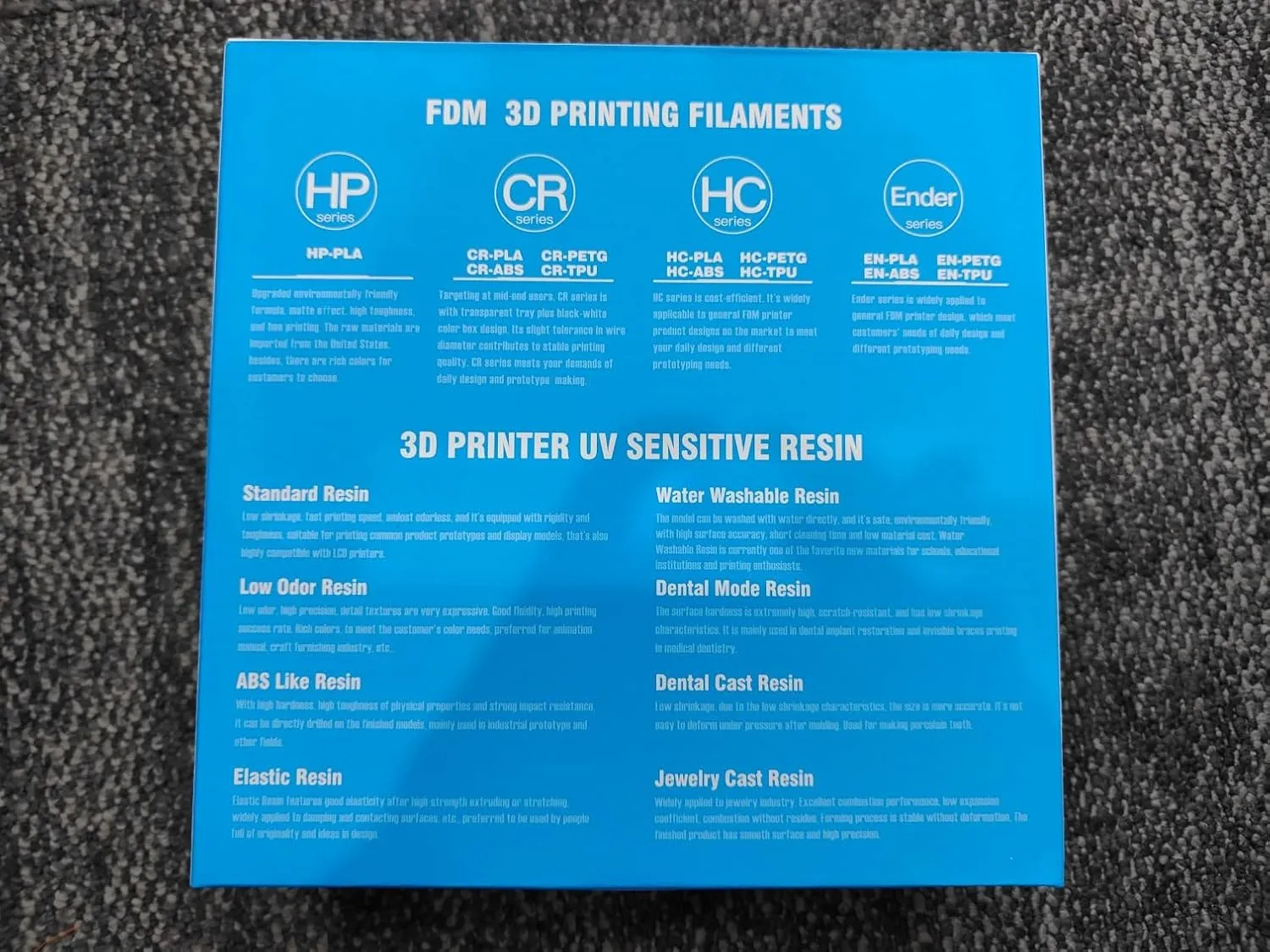 Official 3D Printer Filament Ender PLA Pro Filament, Creality PLA  3D Printing Filament, Durable and Resistant, Smooth, Overhang Performance Dimensional Accuracy  /-0.02mm, 2.2lbs/Spool