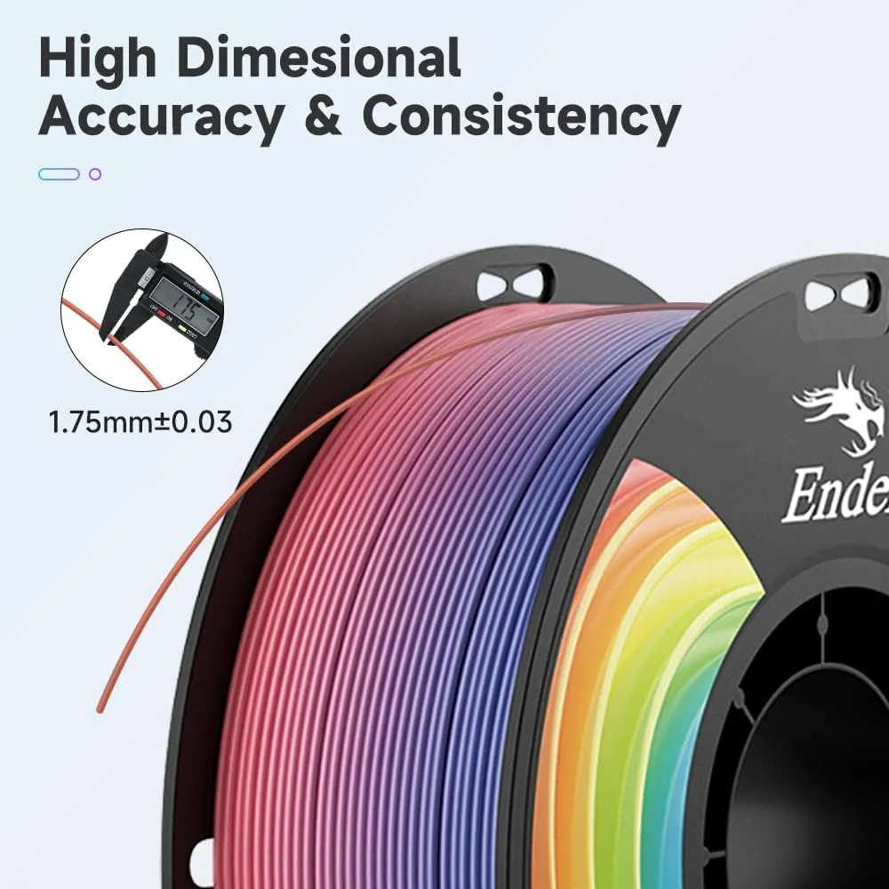 Official 3D Printer Filament Ender PLA Pro Filament, Creality PLA  3D Printing Filament, Durable and Resistant, Smooth, Overhang Performance Dimensional Accuracy  /-0.02mm, 2.2lbs/Spool