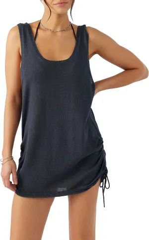 O'NEILL Women's Sonny Side-Tie Short Cover Up Dress, Beach Cover Up Dress, Stylish Swim Cover Up Dress for a Chic Beach Look