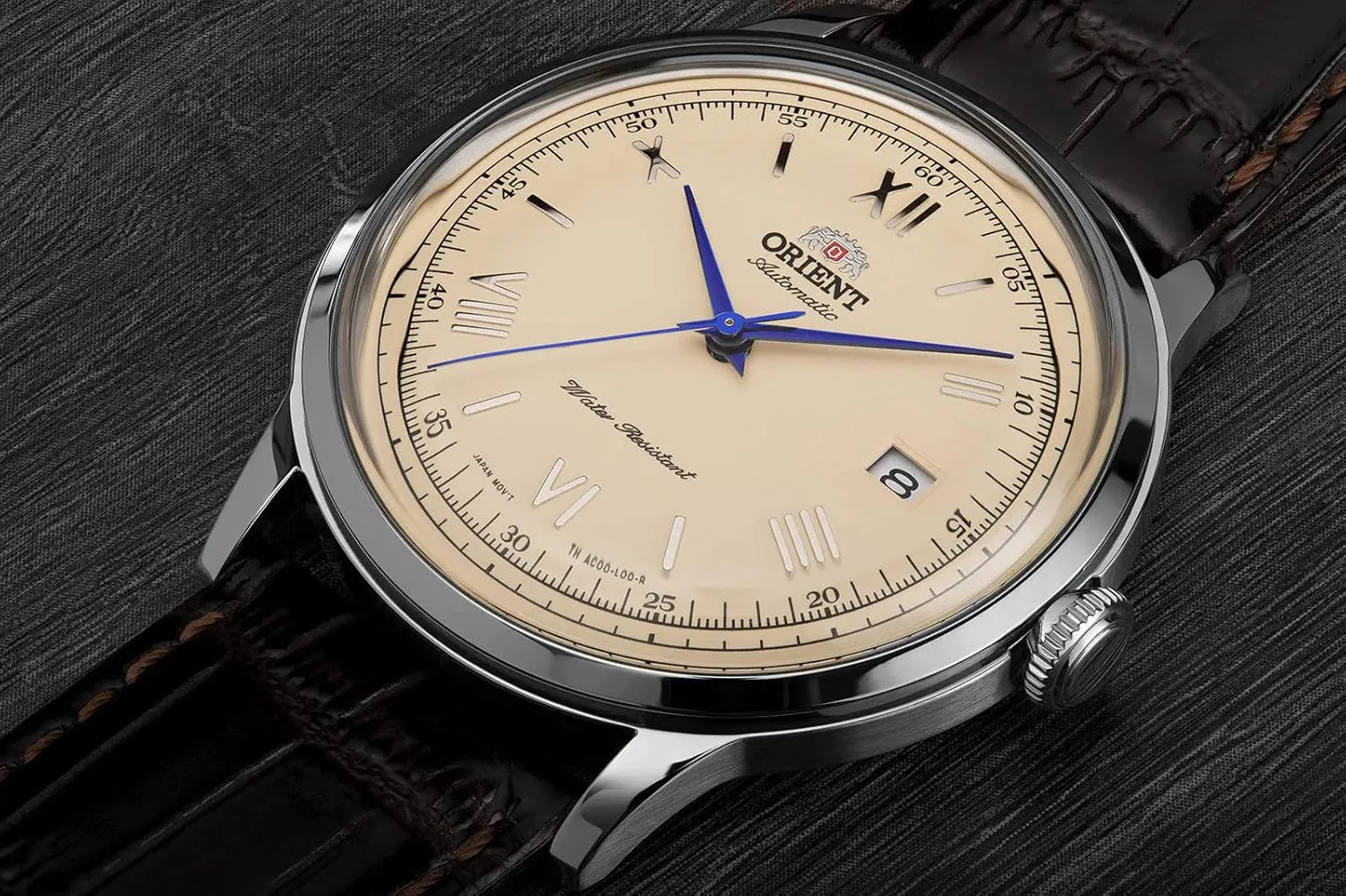 Orient Men's '2nd Gen. Bambino Ver. 2' Japanese Automatic Stainless Steel and Leather Dress Watch