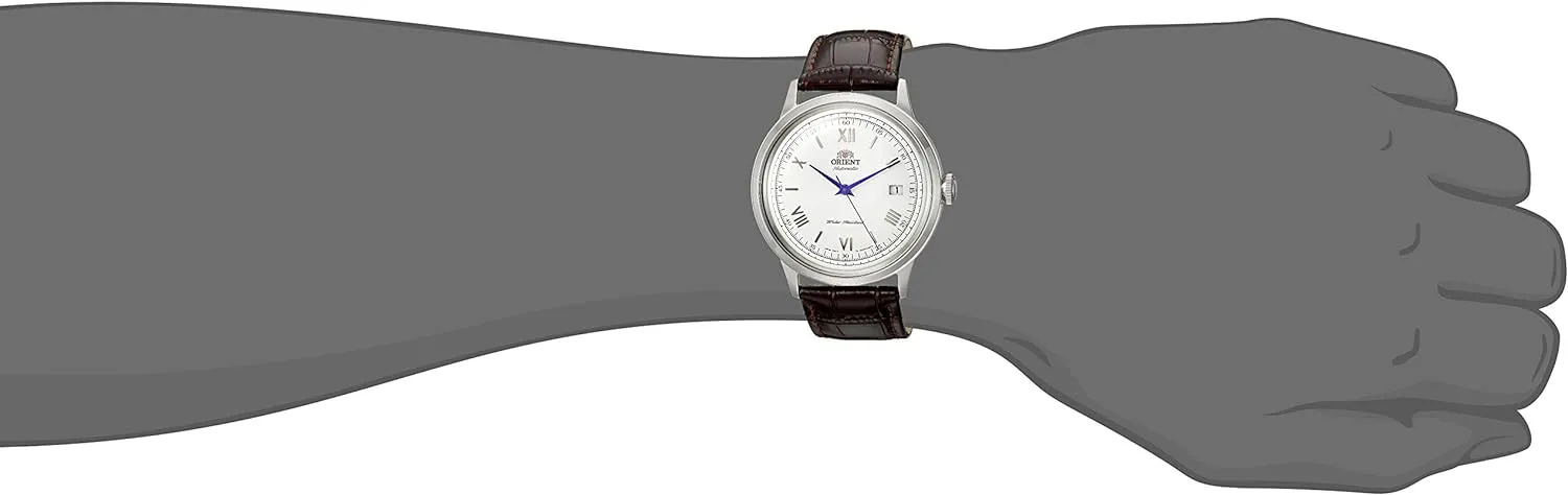 Orient Men's '2nd Gen. Bambino Ver. 2' Japanese Automatic Stainless Steel and Leather Dress Watch
