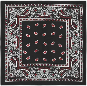Pack of 4 Men's Large Handkerchiefs 100% Cotton Solid Hankie