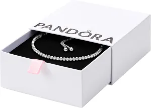 PANDORA Sparkling Slider Tennis Bracelet - Gift for Her - Gift for Her - With Gift Box