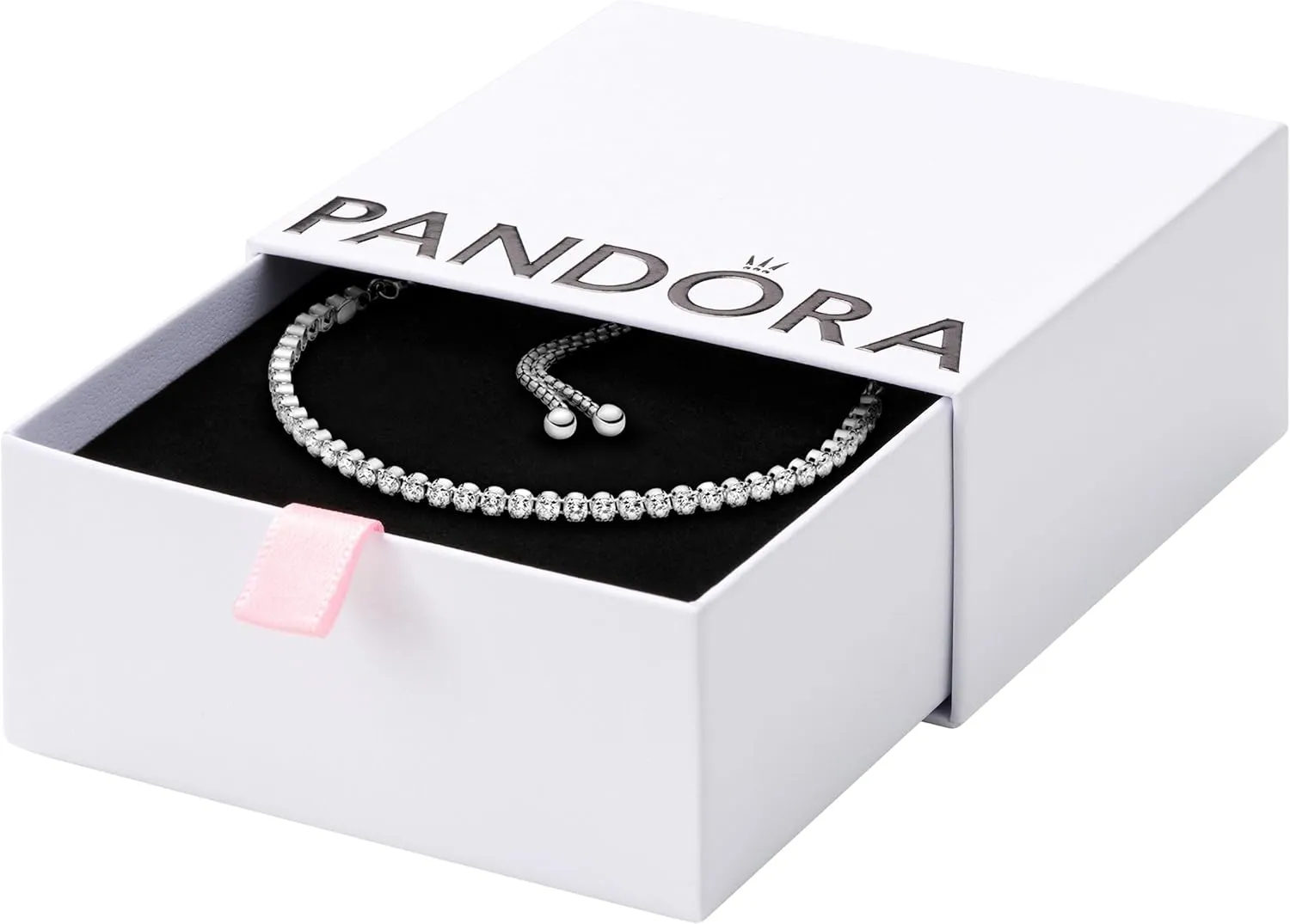 PANDORA Sparkling Slider Tennis Bracelet - Gift for Her - Gift for Her - With Gift Box