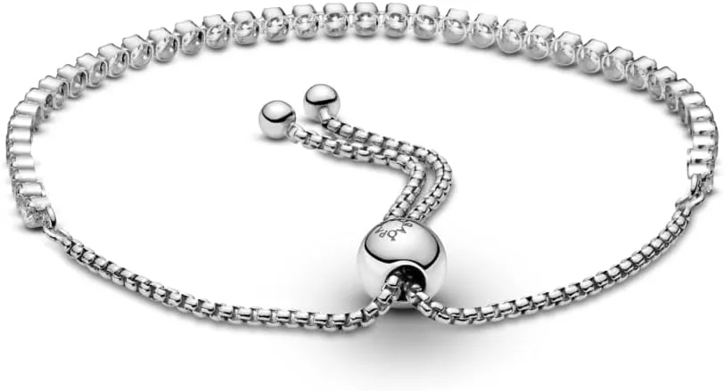 PANDORA Sparkling Slider Tennis Bracelet - Gift for Her - Gift for Her - With Gift Box