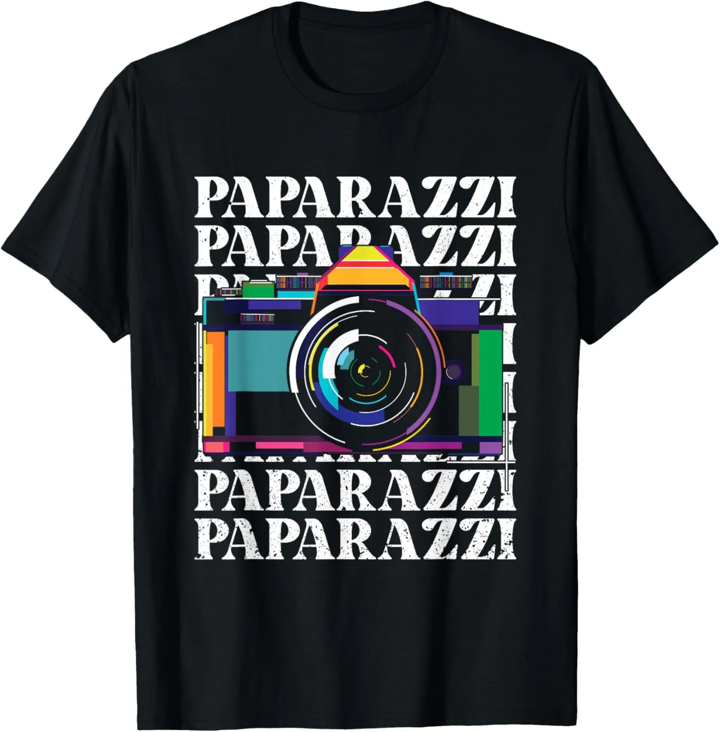 Paparazzi | Yellow Journalism Press | Photographer Camera T-Shirt
