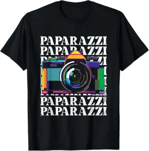 Paparazzi | Yellow Journalism Press | Photographer Camera T-Shirt