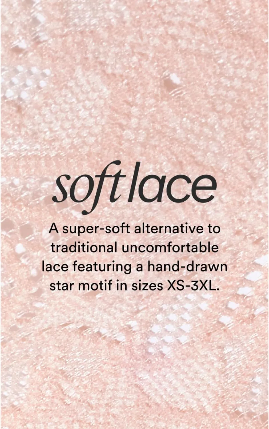 Parade womens Star Lace Plunge Bralette: Available in Multi Packs
