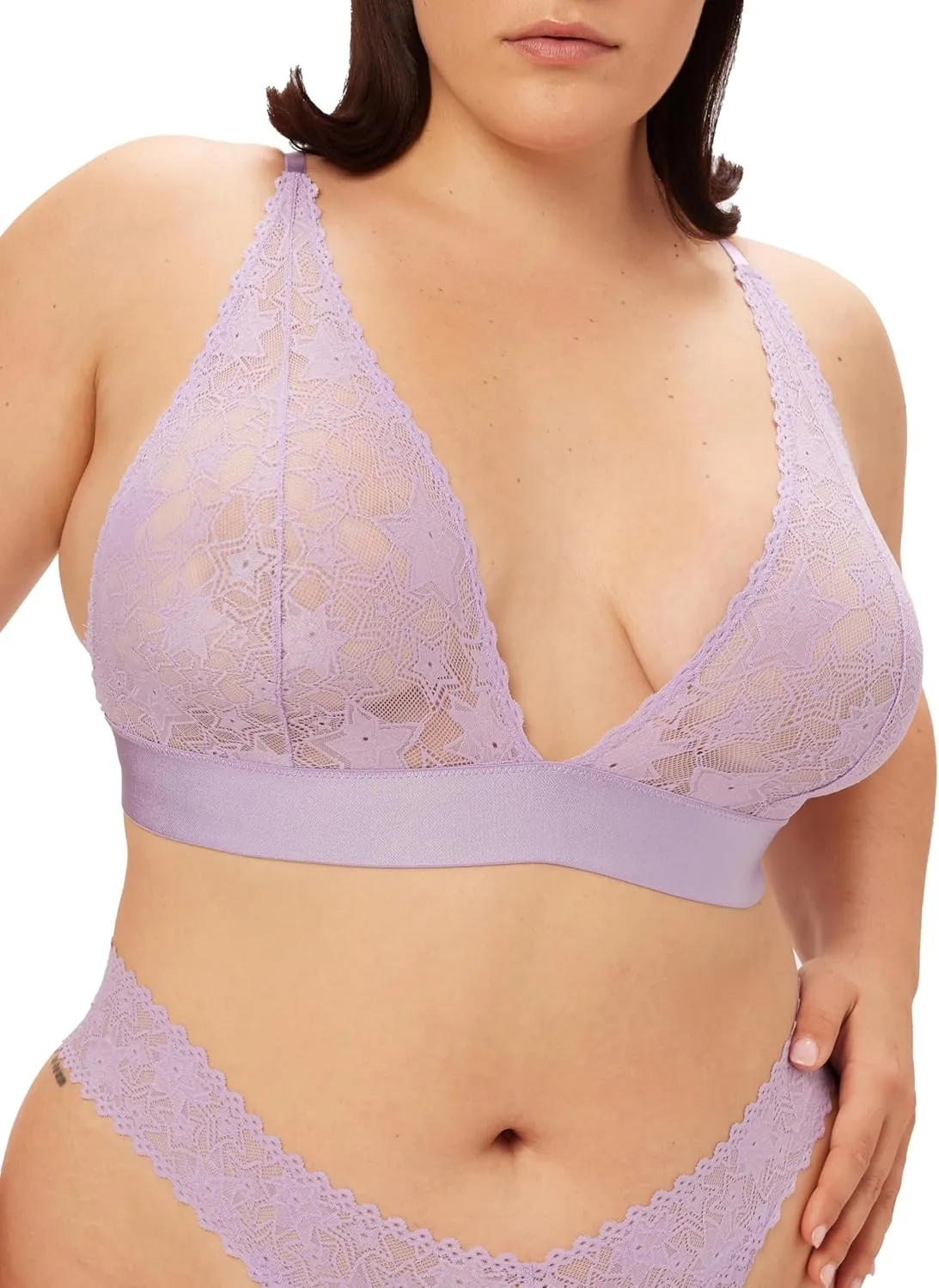 Parade Women's Star Lace Plunge Bralette