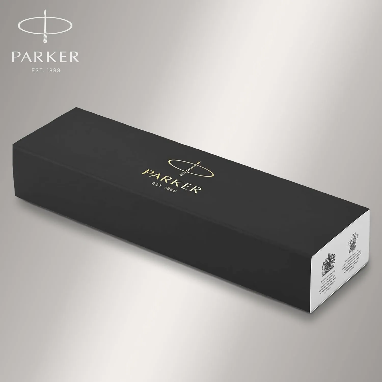 Parker IM Ballpoint Pen | Matte Black with Black Trim | Medium Point with Blue Ink Refill | Gift Box