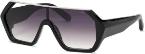 Philipp Plein Sunglasses SPP 047 0700 Shiny Black