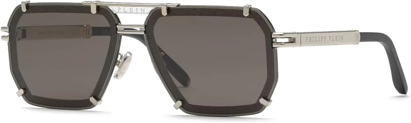 Philipp Plein Sunglasses SPP 131 0k07 Palladium/Black
