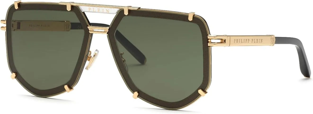 Philipp Plein Sunglasses SPP 132 301y Rose Gold/Black -