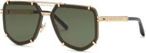 Philipp Plein Sunglasses SPP 132 301y Rose Gold/Black -