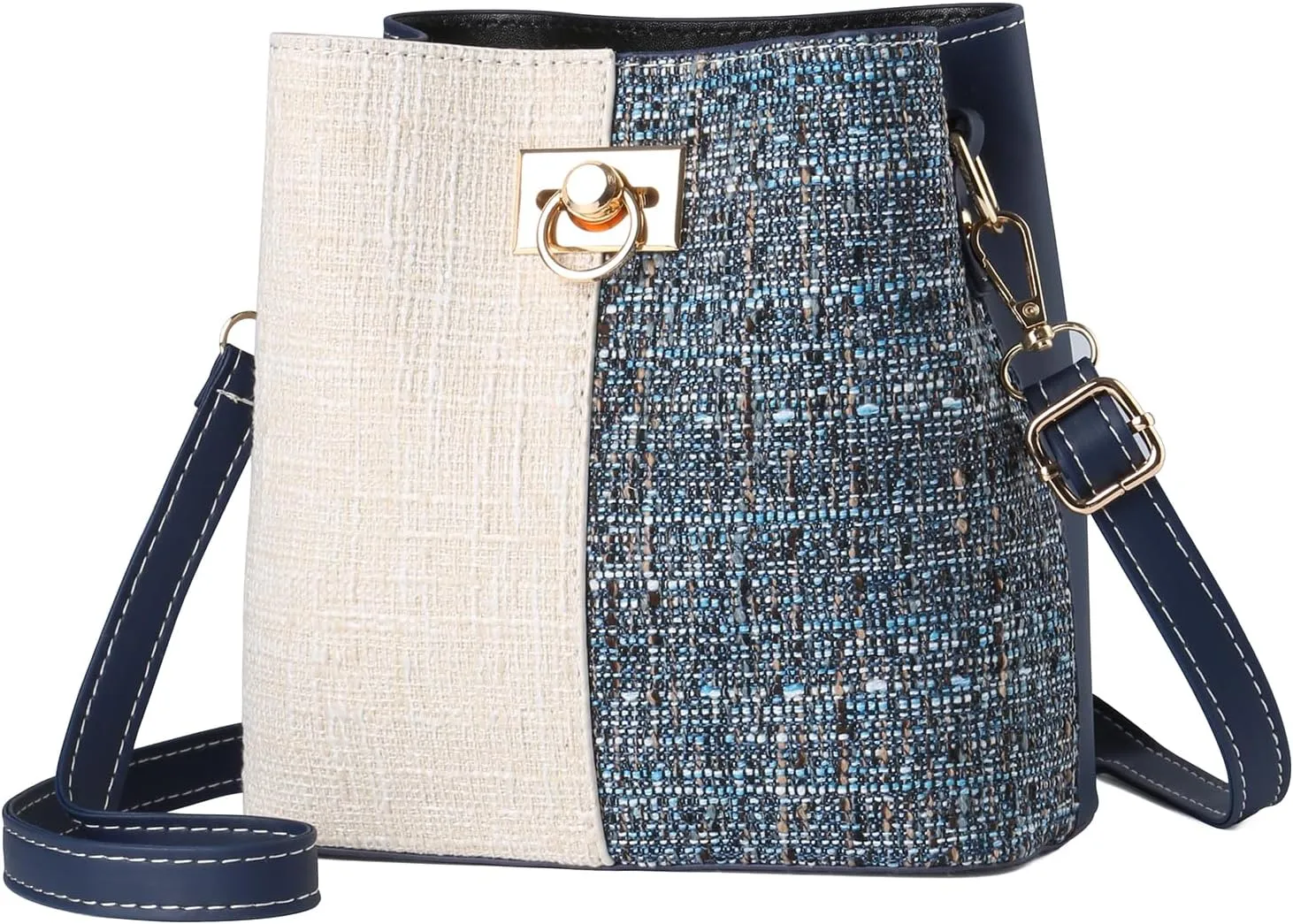 PINCNEL Small Crossbody Purses for Women, Shoulder Bag for Women, PU Leather Crossbody Bags Bucket Bag Handbags